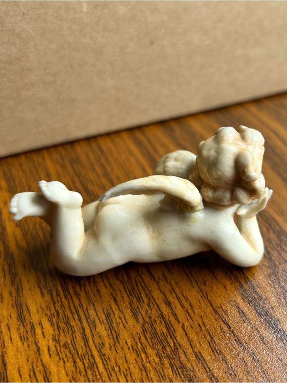 Vintage Cherub Figurines Lot Bisque Porcelain Angels Set - Picture 4 of 14